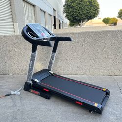Electric Treadmill With Power Incline (11level) 300lb Capacity 