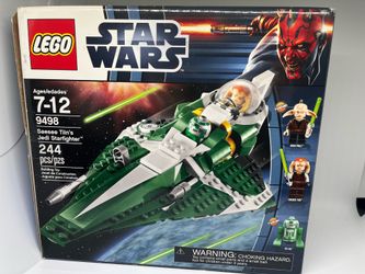 LEGO Star Wars 9498 Saesee Tiin’s Jedi Starfighter w/ Minifigures, Box & Instructions