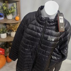Mountain Hardware Charcoal Quilted Womens Jacket 
