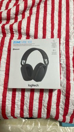 Logitech zone vibe 100 headphones with stand