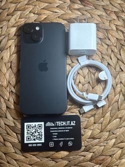 📱 iPhone 15 | 128GB | Black | T-Mobile/Metro PCS Only