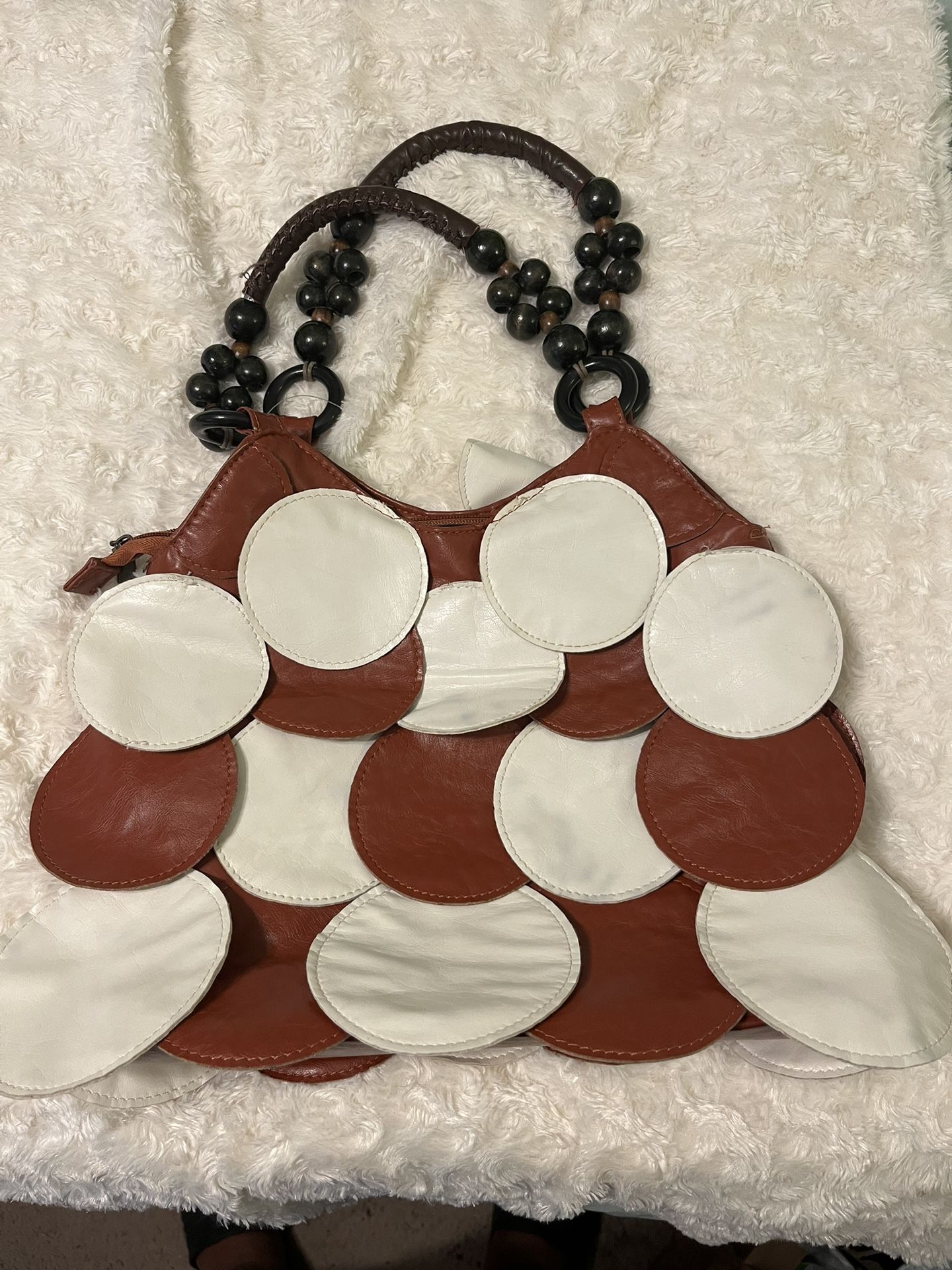Unique Fashion Purse Circle Themed Medium Sized