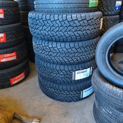 275/70/18 Royal Black All Terrain Tires Installed And Balanced/ Instaladas Y Balanceadas 