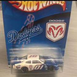 Dodgers hot wheels car