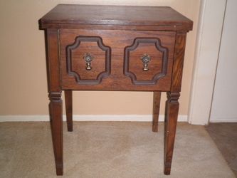 Husqvarna-Viking sewing machine cabinet