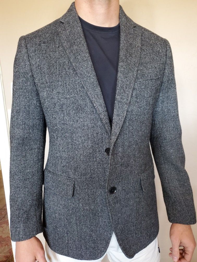 Banana Republic Tailored Fit Wool Suit Jacket Sz 38 S