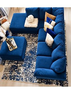 Sectional and Ottoman