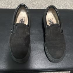 Vans Slip Ons (unisex) Size 2 Black 