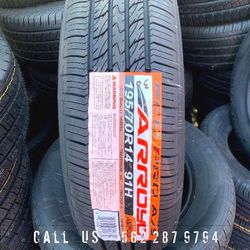 195/70r14 Arroyo - New Tires Installed And Balanced Llantas Nuevas Instaladas Y Balanceadas
