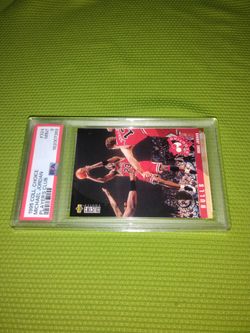 PSA Graded 9 Michael Jordan Player's Club Basketball Card - 1995 Upper Deck Collector's Choice #324