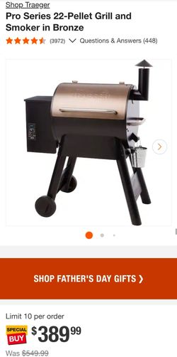 Traeger Pro 22 Pellet Grill and Smoker
