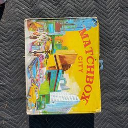 Vintage Matchbox City Toy Case