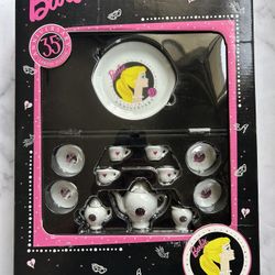 35th Anniversary Barbie Miniature Nostalgic China Tea Set