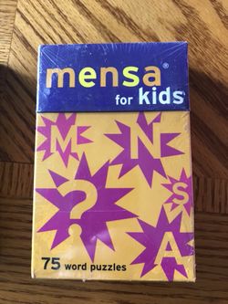 Mensa For Kids: 75 Word Puzzles
