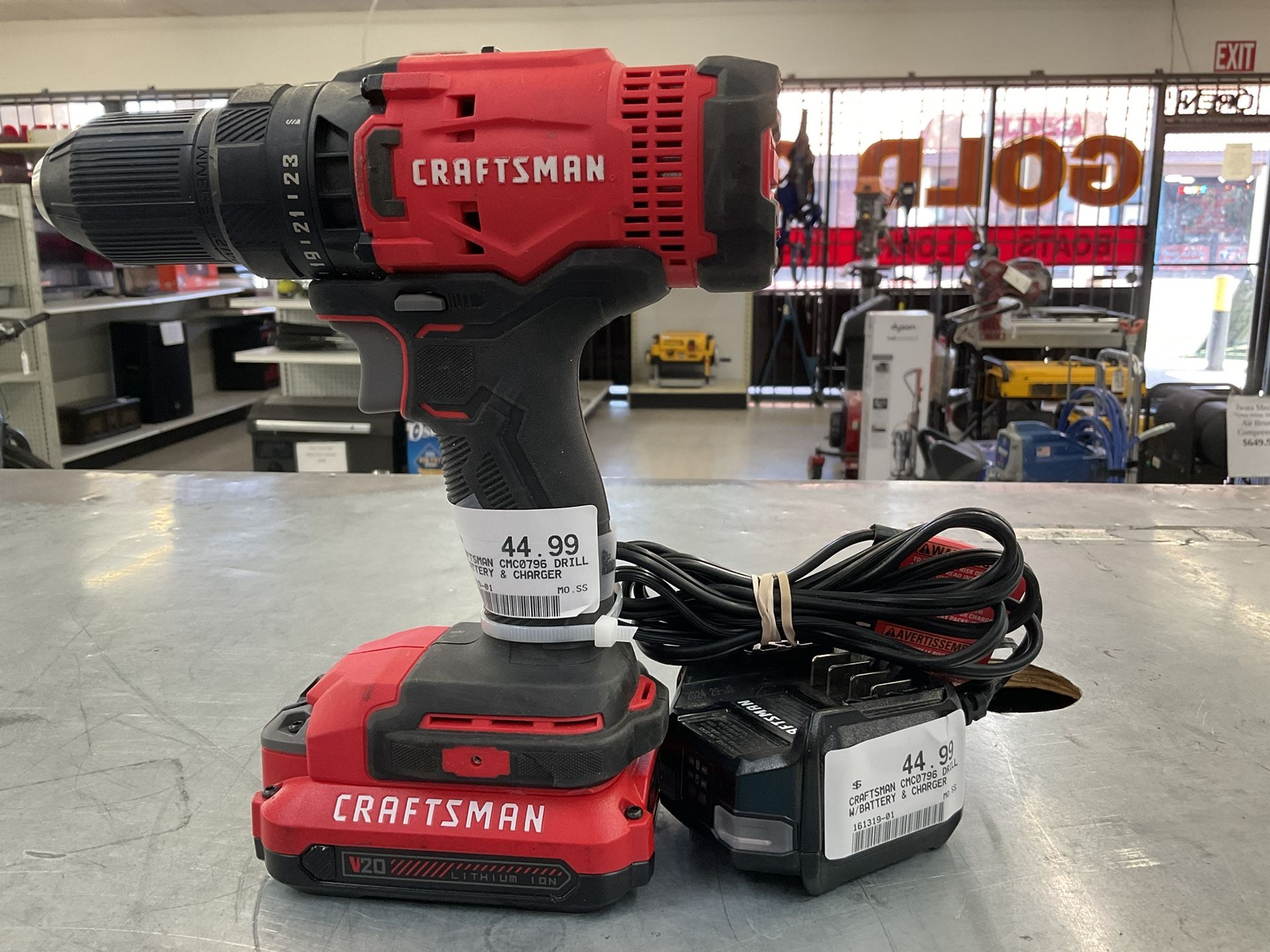 Craftsman Cmc0796 Drill W/charger