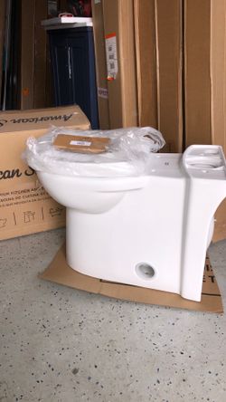 American Standard Cadet 3 FloWise Concealed Trapway Tall Height 1.28 GPF Round Toilet Bowl Only in White