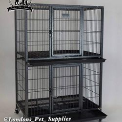 NEW! 31" Two-Tier Heavy-Duty Dog Cage 