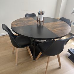 Dining Table with 4 Chairs