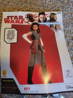 Rey Star Wars Child's Costume Size 12