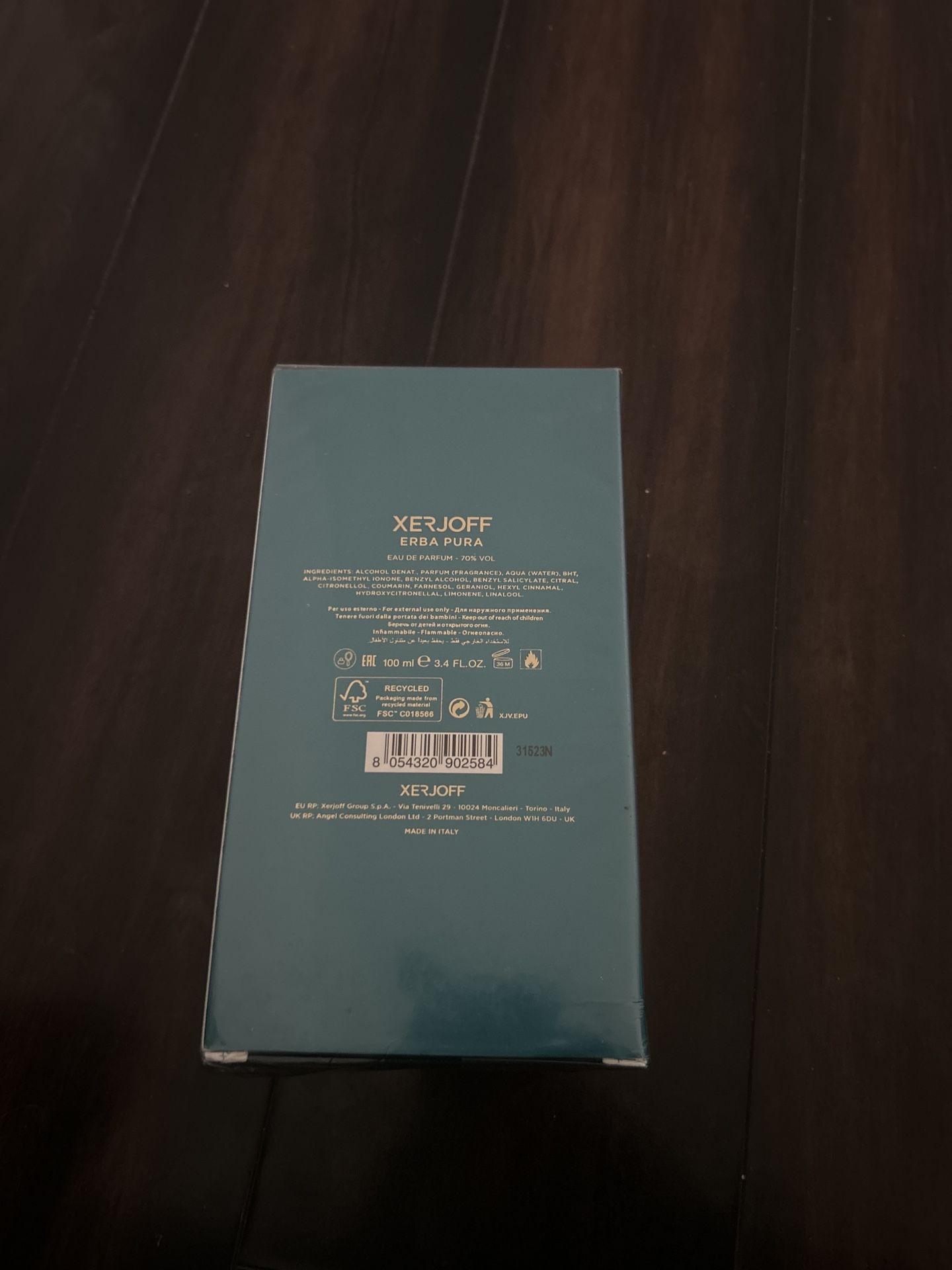 Xerjoff Erba Pura EDP – 100ml (Brand New & Sealed)