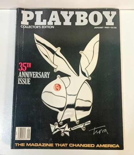 Vintage 1989 Playboy 35th Anniversary Issue Collector's Edition Free Shipping