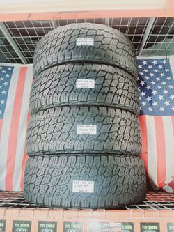 ⭐️ USED TIRES LT265/60R20 NITTO TERRA GRAPPLER G2 ALL TERRAIN JEEPS/TRUCKS OFF-ROAD CITY HIGHWAY 265 60 20