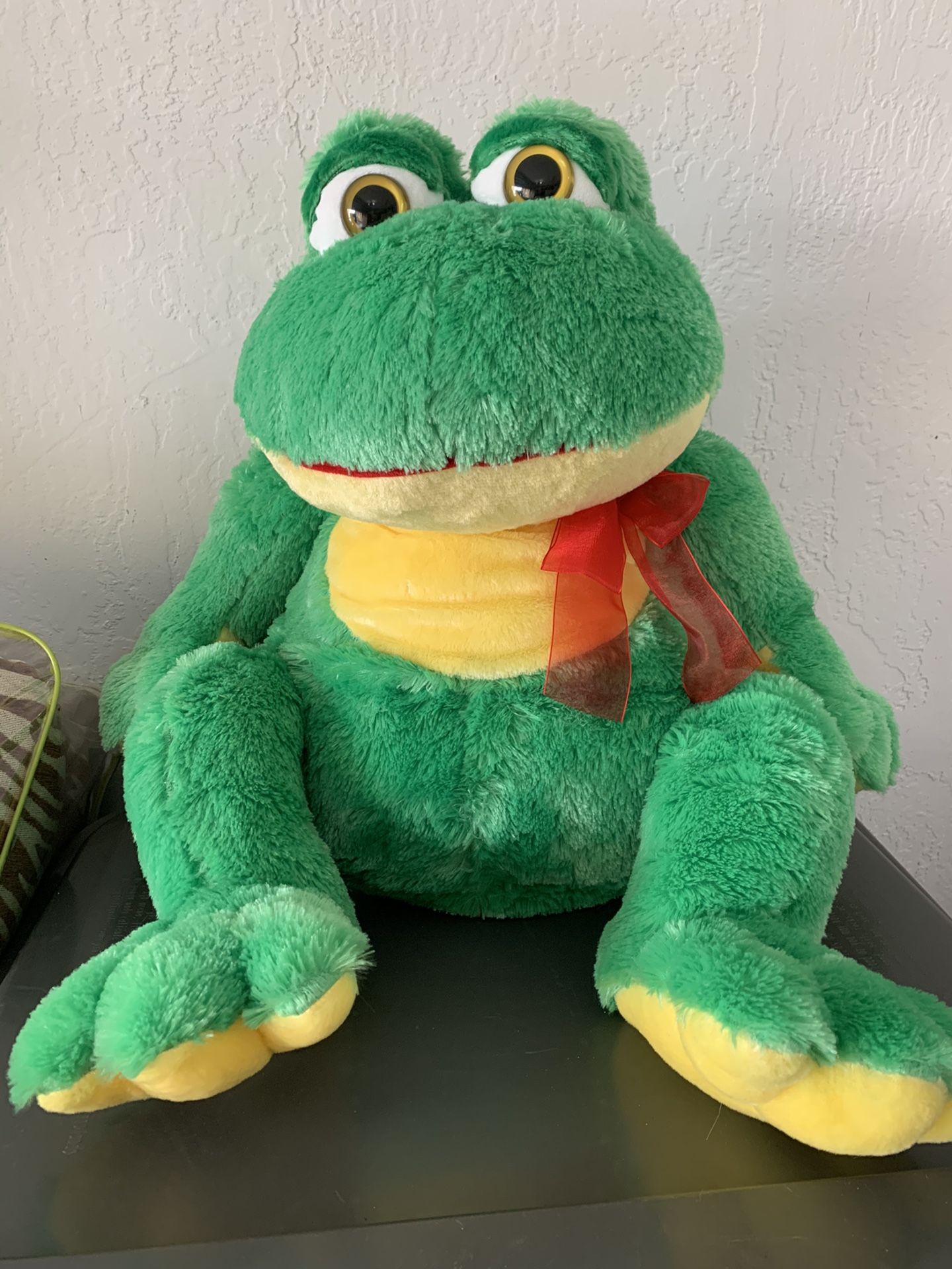 NEW Very Large Stuffed Frog Animal