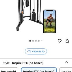 Inspire Ftx Cable Machine  With Bench And Mat 