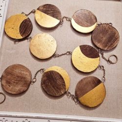 Wood Moon Decor 
