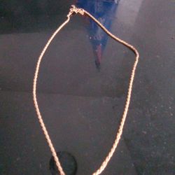 22 Inch 14kt Gold Necklace 