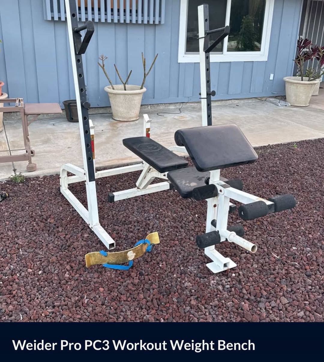 Weider Pro PC3 Workout Weight Bench