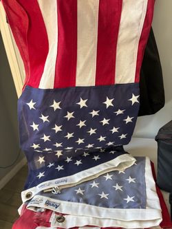 2 Annin American Flags – Made in USA – Vintage/Pre-Owned
