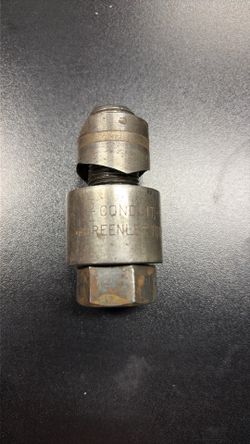 Greenlee conduit knockout punch