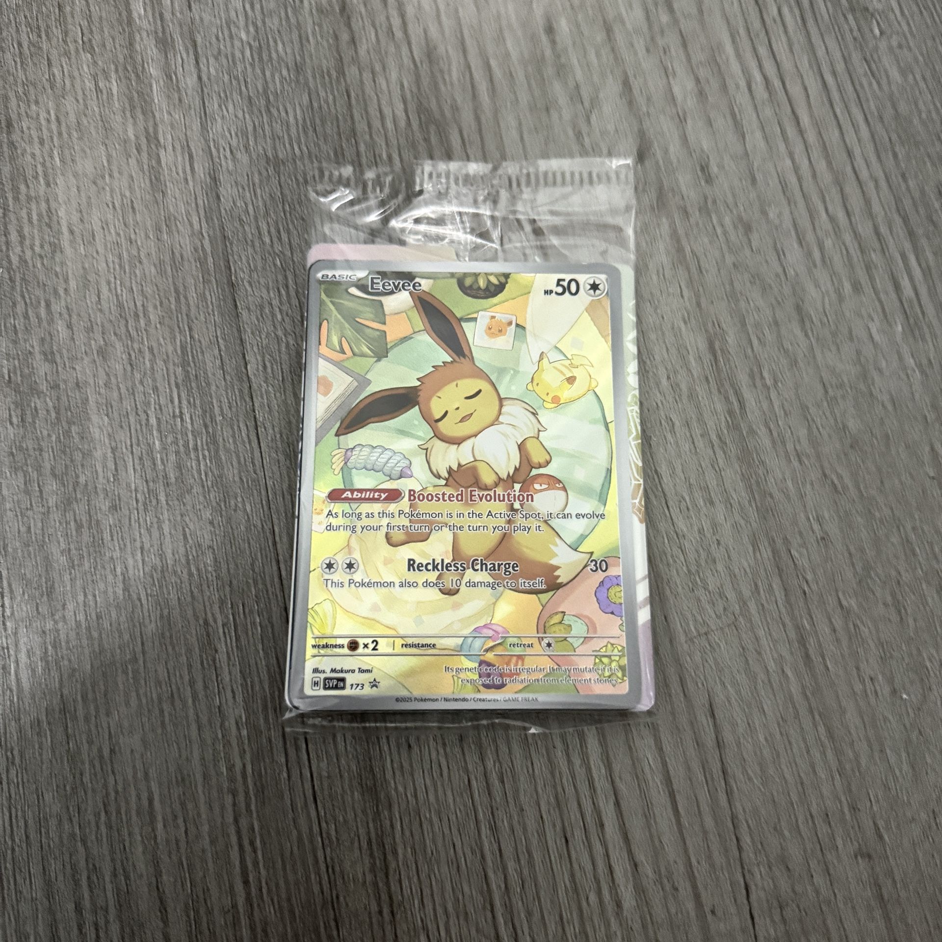Pokemon Prismatic Elite Trainer Box Promo Card Eevee #173 Sealed New