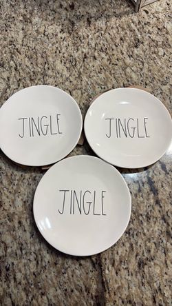Rae Dunn  Jingle salad plates
