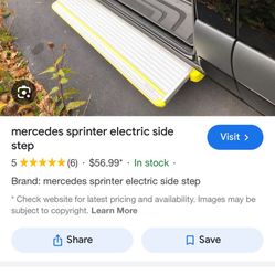 Mercedes Sprinter OEM automatic Step At Sliding Door