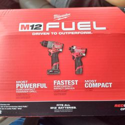 M2 Fuel Driven To Overperform Combo Kit Two Charges Milwaukee M12
