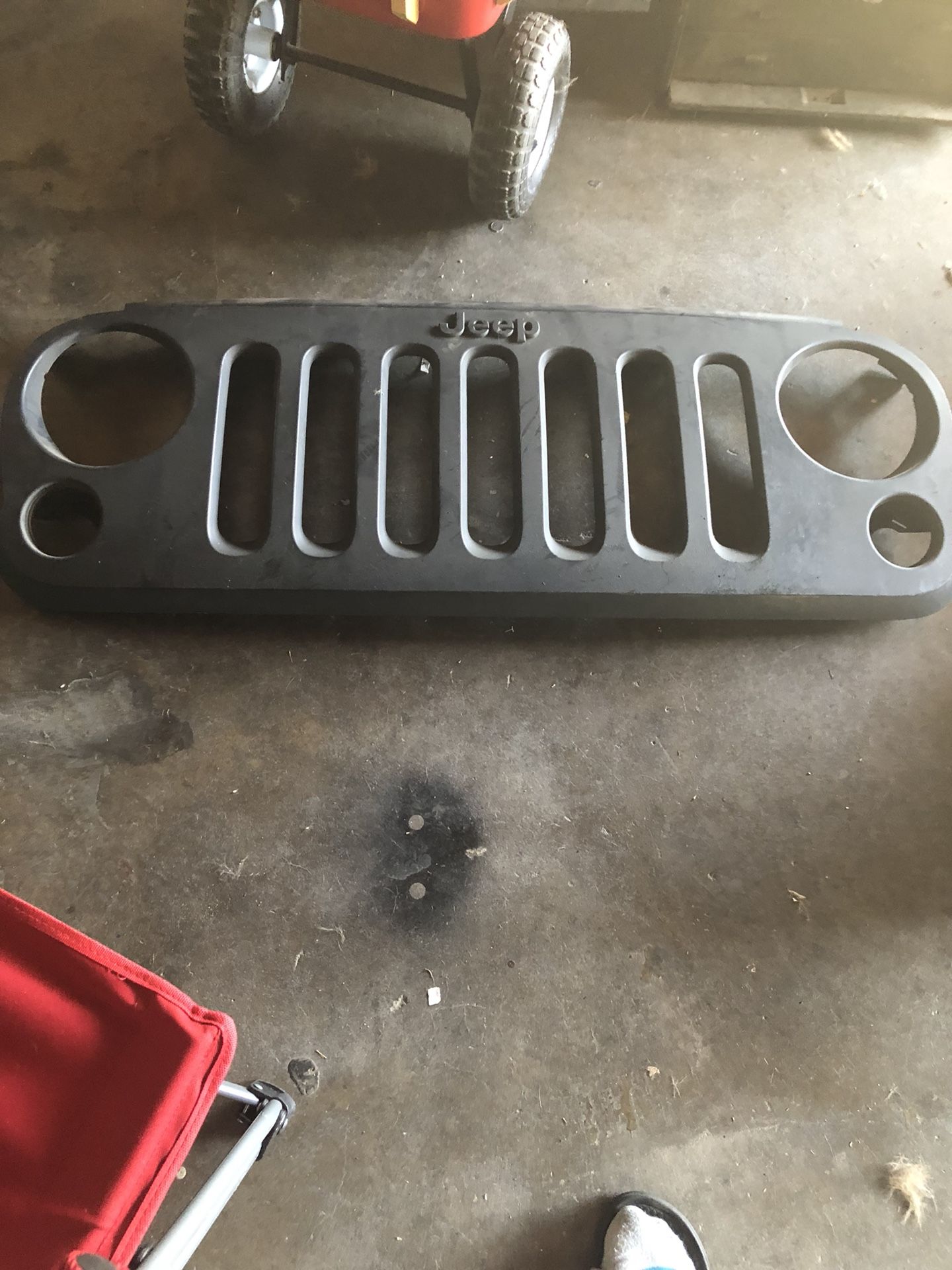 2013 Jeep Wrangler stock grill