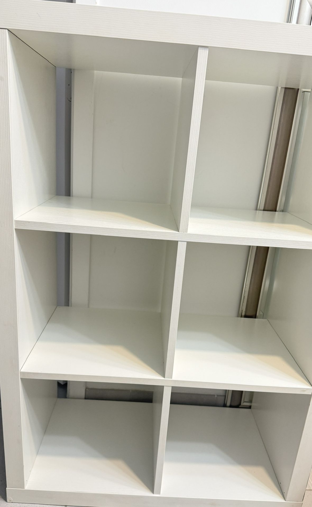 Cubicle Book Shelf, 6 Cube Bookshelf