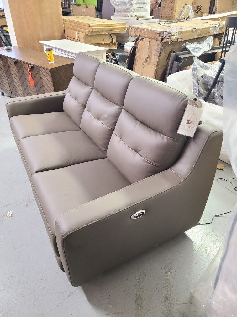 Electric Leather Recliner 