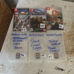 Nintendo Switch Games Minecraft And More 
