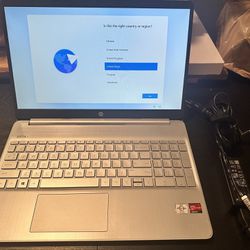 HP 15” Windows 10 Laptop with Charger