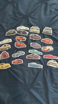 22 race car stickers