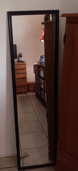 Full Length Mirror Black Frame