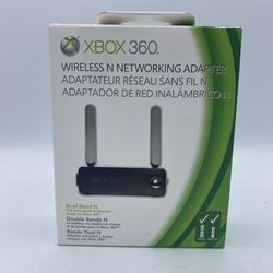 XBOX 360 Wireless N Networkin Adapter New in Box Connect to XBOX LIVE Wirelessly