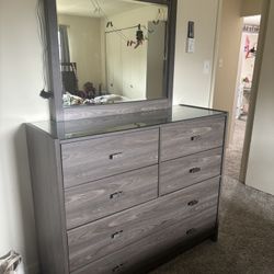Large Dresser With Mirror