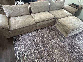 Gray boneless Sectional Sofa with Chaise