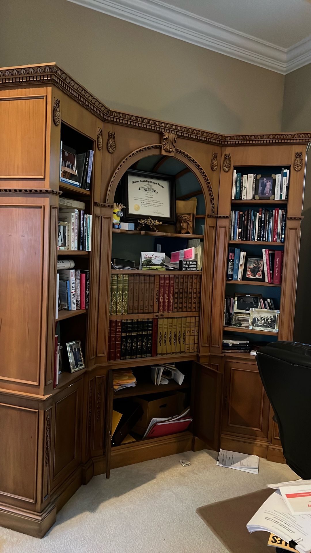 Corner Shelf In Three Units