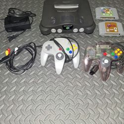 Nintendo 64 With Games