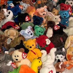 Buckets and Buckets Of Beanie Babies 
